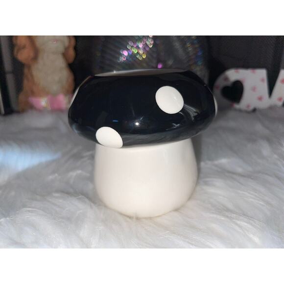 RAE Dunn Artisan Collection I'm a FUN-GI Mushroom Mug - Black Mushroom - Picture 2 of 9